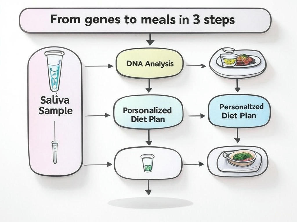 From genes to meals in 3 steps.